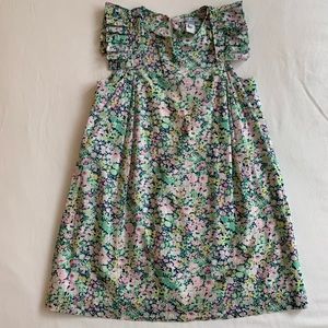 Jacadi Size 8 Liberty Print Multi Color Dress